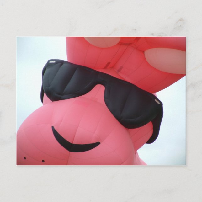 Balloon fiesta Bunny Postcard (Front)