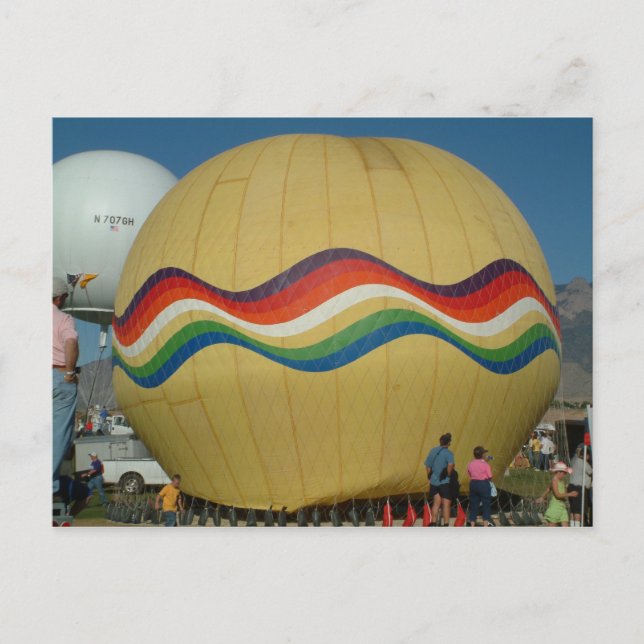 Balloon Fiesta Gas Ballooning Postcard (Front)