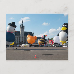 Balloon fiesta views postcard