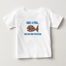 BALLOON FISH T-SHIRT FOR BABY OR TODDLER