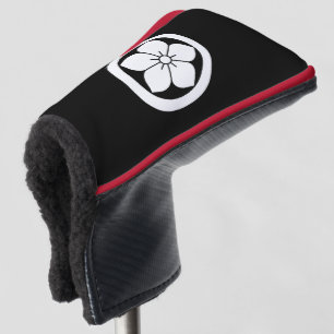 Balloon flower in circle Golf Head Covers