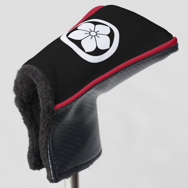 Balloon flower in circle Golf Head Covers (3/4 Front)