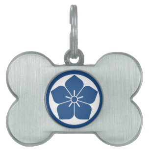 Balloon flower in rice cake pet name tag