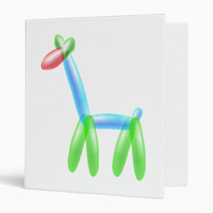 Balloon Giraffe Binder