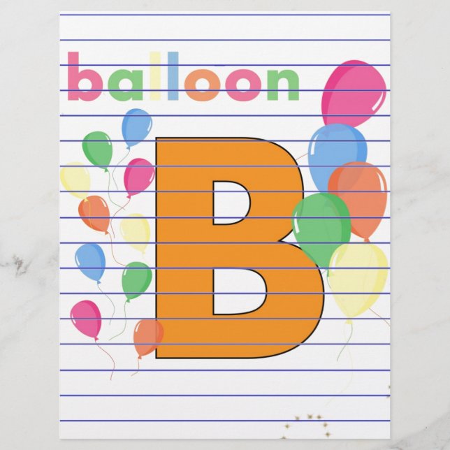 Balloon Letter B (Front)
