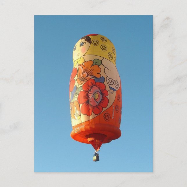 Balloon Matroesjka Postcard (Front)