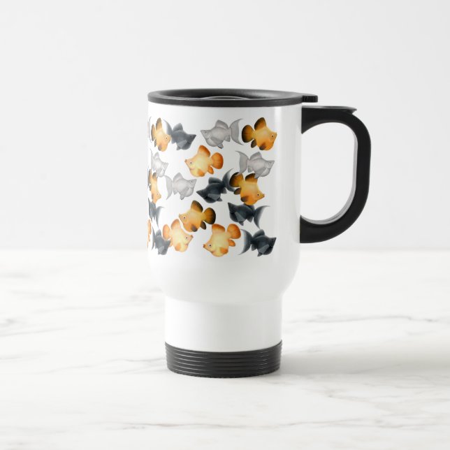 Balloon Mollies Tropical Fish Mug (Right)