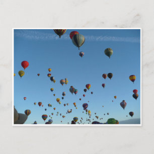 Balloon morning postcard