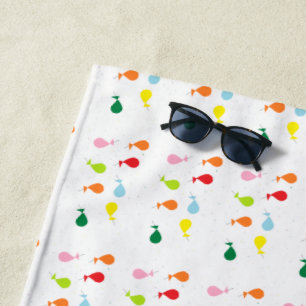 Balloon party beach towel