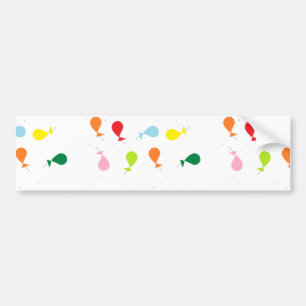Balloon party bumper sticker
