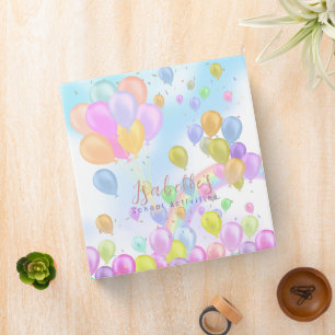 Balloon Pastel Binder