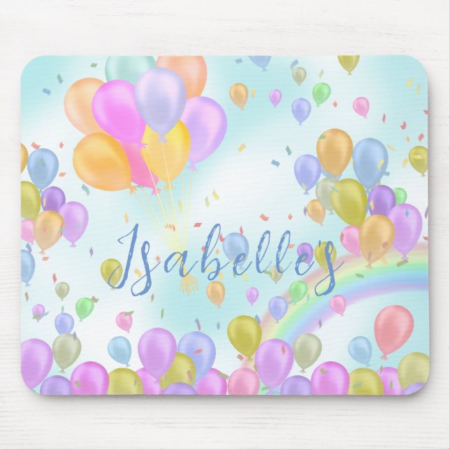 Balloon Pastel Mouse Pad (Front)