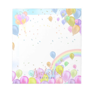 Balloon Pastel Notepad