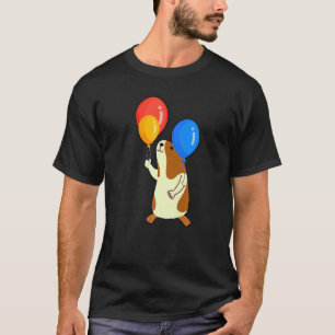 Balloon Pig Graphic Guinea Pig Owner Pet Cavy Anim T-Shirt