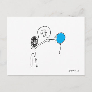 balloon postcard