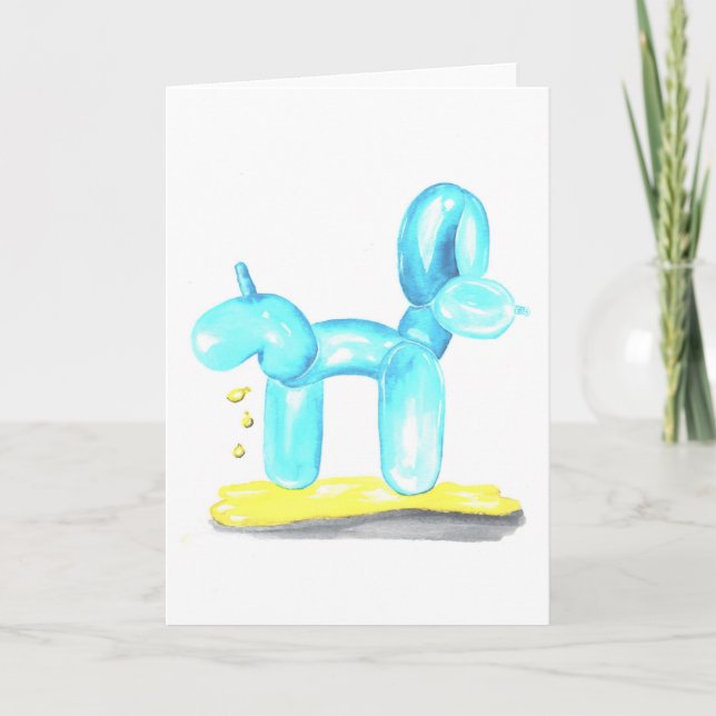 Balloon Pup Card (Front)