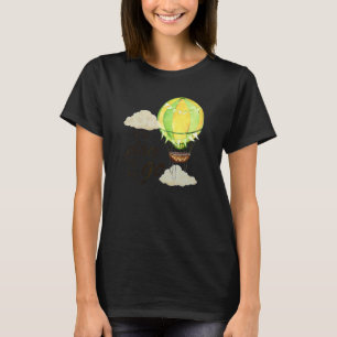 Balloon Ride Motivitional Quote Hot Air Balloon Ai T-Shirt