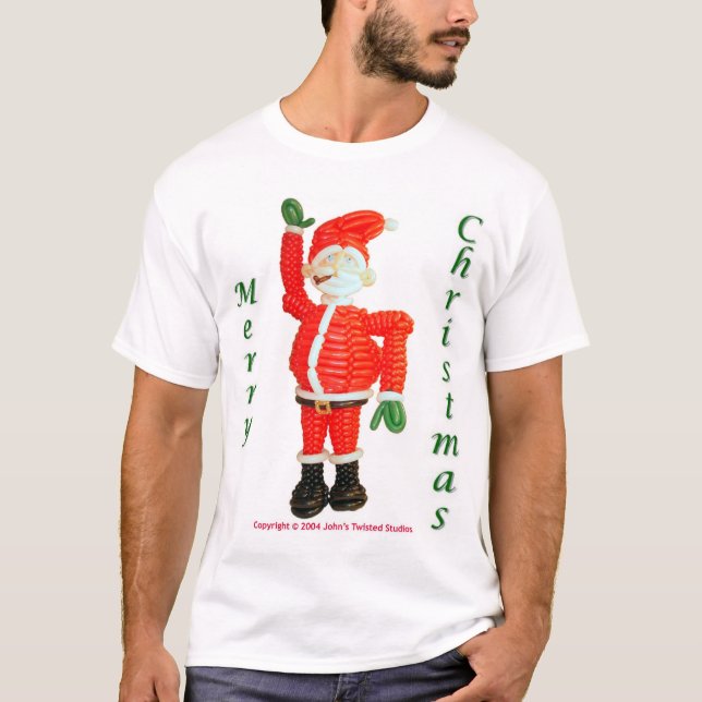 Balloon Santa T-Shirt (Front)