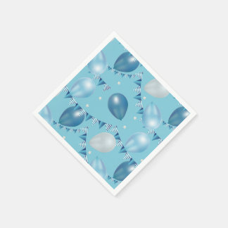 Balloon, Star & Garland Table Decor Napkin