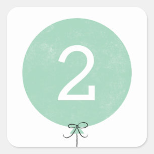 Balloon Sticker - Mint