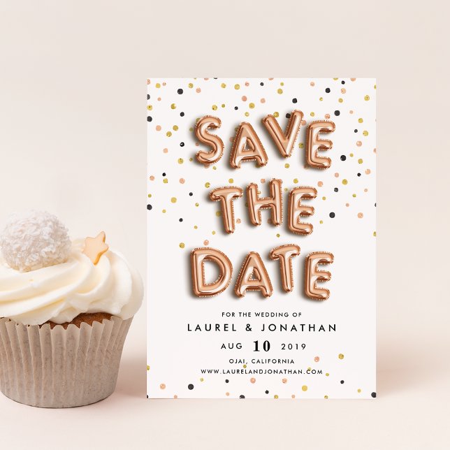 Balloon Type | Save the Date Card (Creator Uploaded)