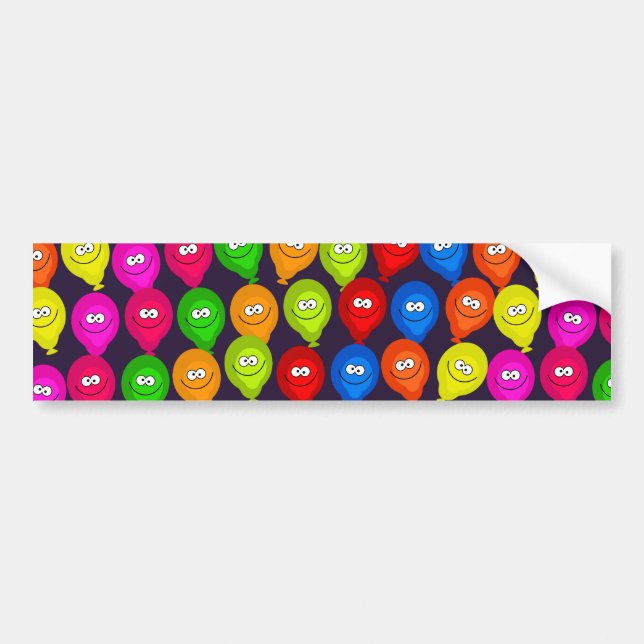 Balloon Wallpaper Bumper Sticker (Front)