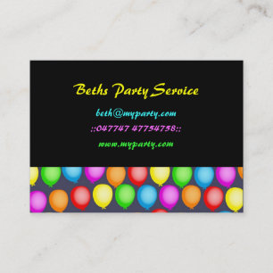 Balloon Wallpaper Business Card