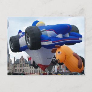 Balloonfiesta views postcard