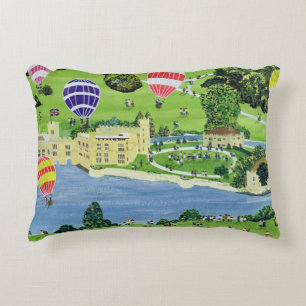 Ballooning at Leeds Castle Accent Pillow
