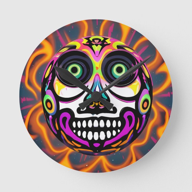 Ballooning Death Toll Round Clock (Front)