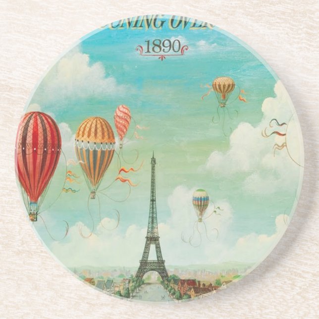 Ballooning Over Paris Coaster (Front)
