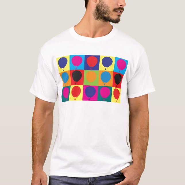 Ballooning Pop Art T-Shirt (Front)