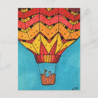 Ballooning Postcard