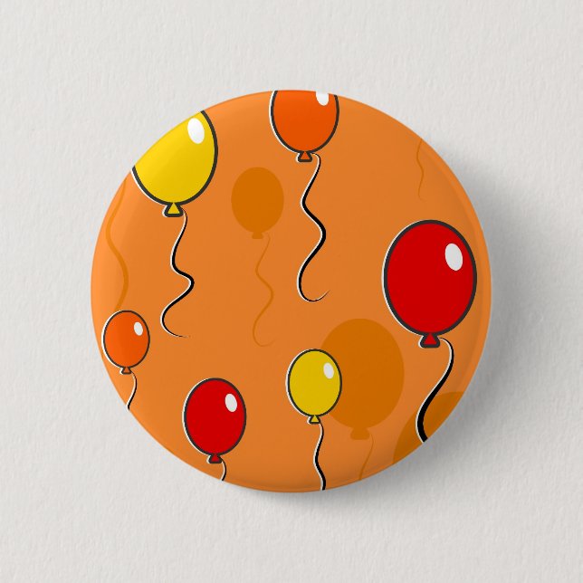 Balloons 2 Inch Round Button (Front)