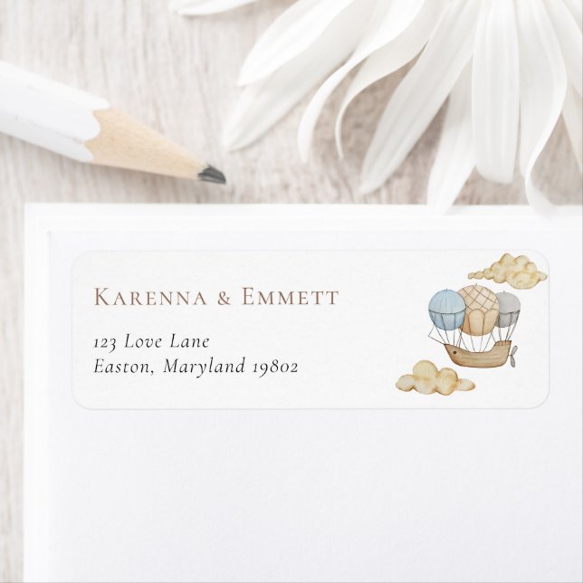 Balloons à Air Chaud Baptême Fille Adresse de Reto (En situation)