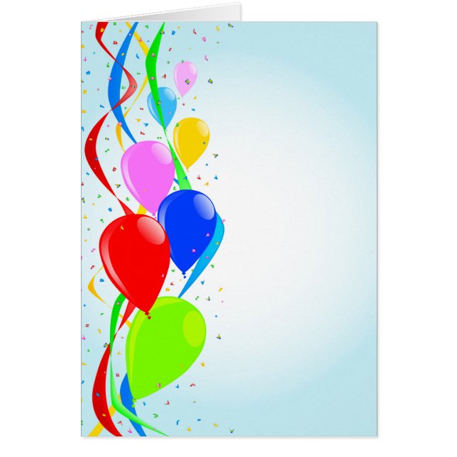 Balloons and Confetti Party (Front)