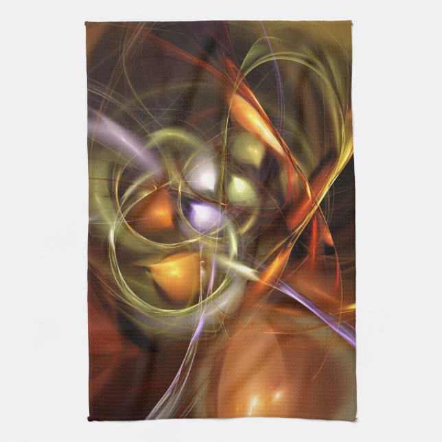 Balloons and Ribbons  Abstract Kitchen Towel (Vertical)