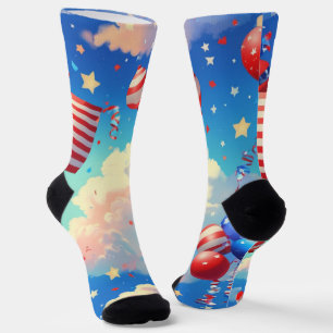 Balloons and Stars Socks