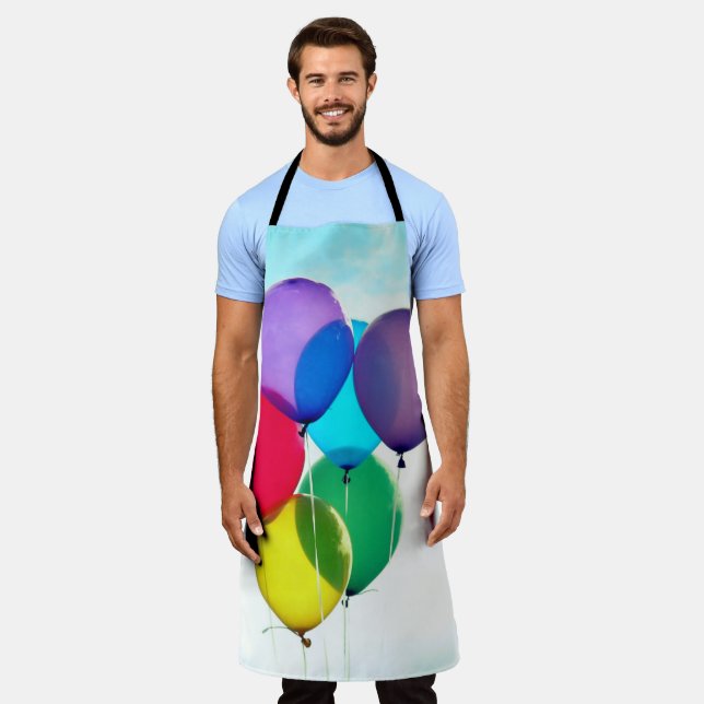 Balloons Apron (Worn)