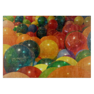 Balloons Colourful Party Design Cutting Board