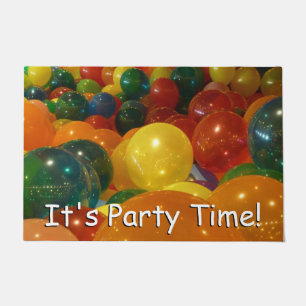 Balloons Colourful Party Design Doormat