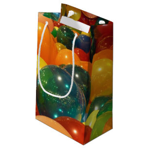 Balloons Colourful Party Design Small Gift Bag