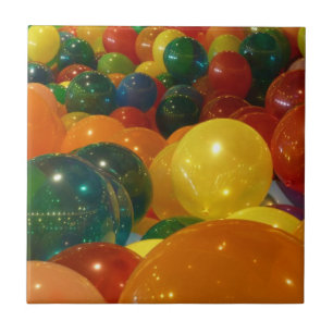 Balloons Colourful Party Design Tile