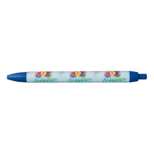 Balloons & Confetti Blue Ink Pen