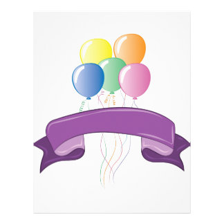 Birthday Party Letterhead, Custom Birthday Party Letterhead Templates