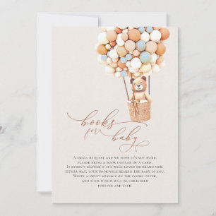 Balloons d'ours Brown Livres pour bébés Carte de b