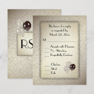 Balloons et Parties scintillant d'or antique RSVP