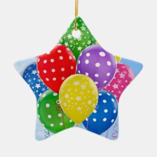 BALLOONS GALORE CHRISTMAS ORNAMENT