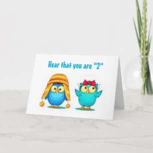 BALLOONS INSIDE AND WISHES TOO FOR BIRTHDAY! HOLIDAY CARD