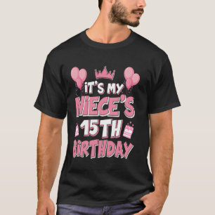 Balloons It's My Niece's 15th Birthday 2010 15 Yea T-Shirt